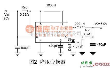 单片机制作中的MC34063应用电路降压变换器  第1张