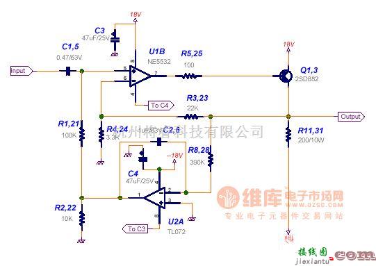 耳机放大中的LC-KING A（甲）类耳机放大电路  第1张