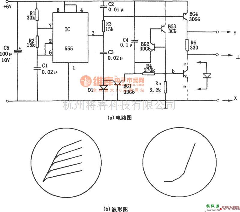 仪器仪表中的555构成的晶体管特性曲线描绘仪  第1张