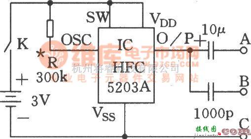 检测信号产生中的HFC5203A构成的语音信号发生器  第1张