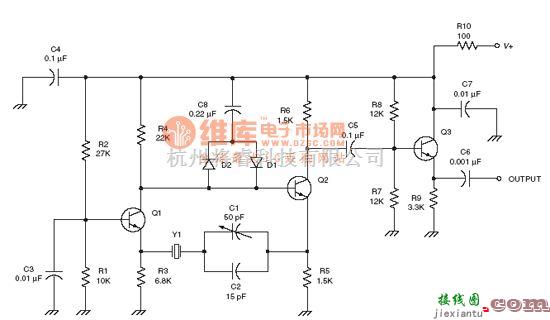 射频放大器中的射频Oscillator电路：Improved Butler oscillator RF circuit  第1张