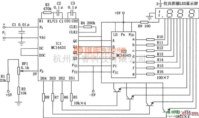 仪器仪表中的数字式直流毫伏表  第1张