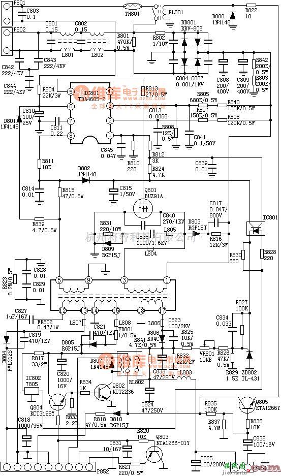 电源电路中的绝对可用A4开关电源：C7458电源(A4)  第1张