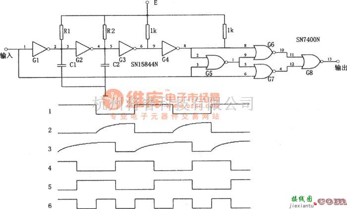 频率合成器中的方波倍频器(SN15844N、SN7400N)  第1张