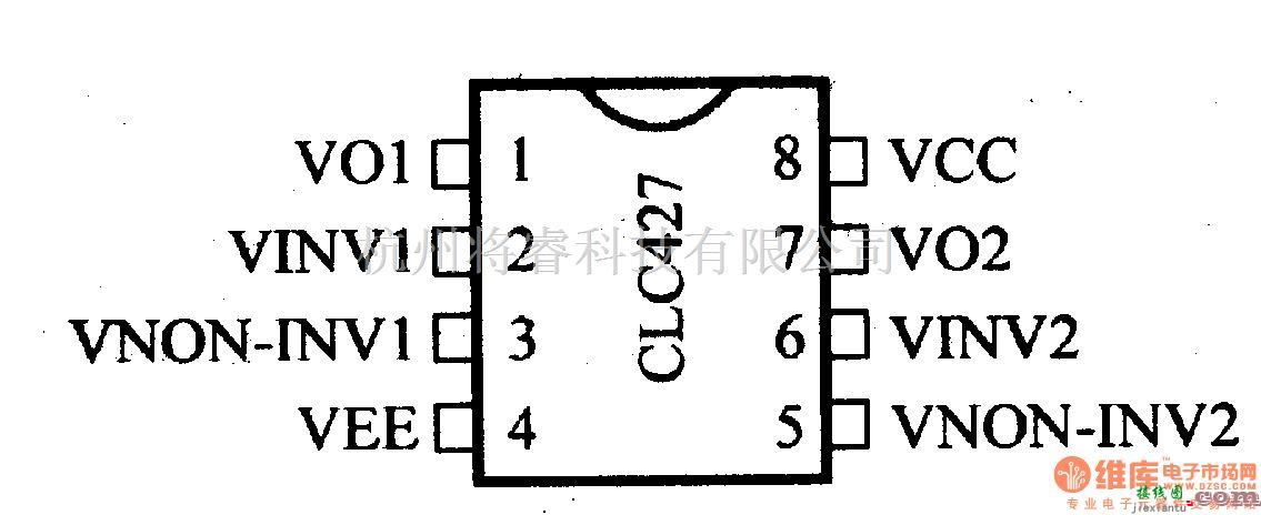 仪器仪表中的放大器引脚信主要特性 CLC427  单电源电压反馈放大器 第2张