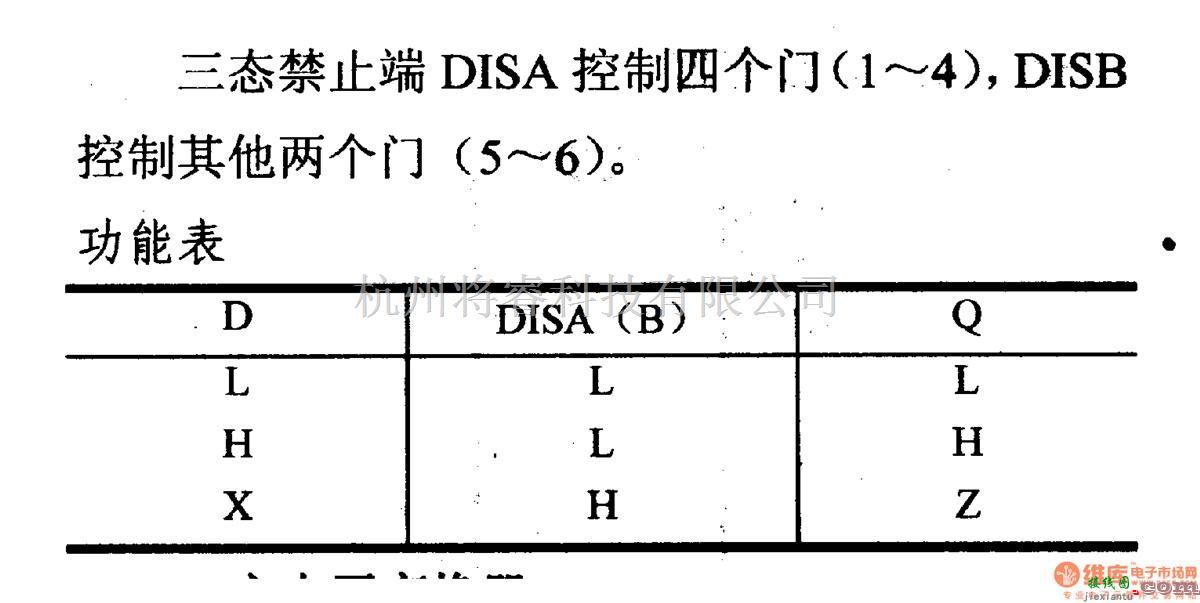 数字电路中的4000系列数字电路,4503六缓冲器(三态)  第2张