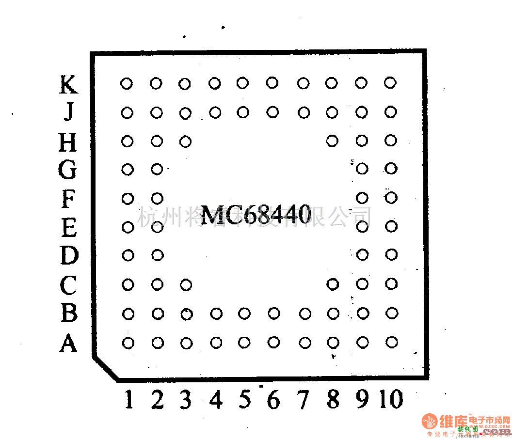 数字电路中的芯片引脚及主要特性MC68440等DMA双向控制器  第3张