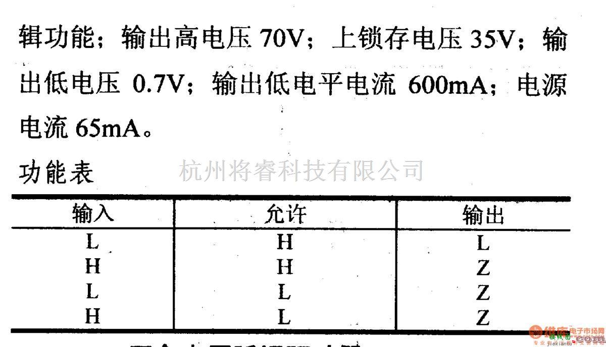 数字电路中的驱动器和通信电路引脚及主要特性DS3669 四外围驱动器  第2张