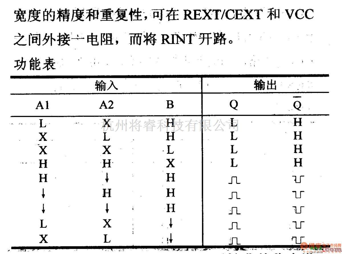 数字电路中的74系列数字电路74121,74L121单稳多谐振荡器  第1张