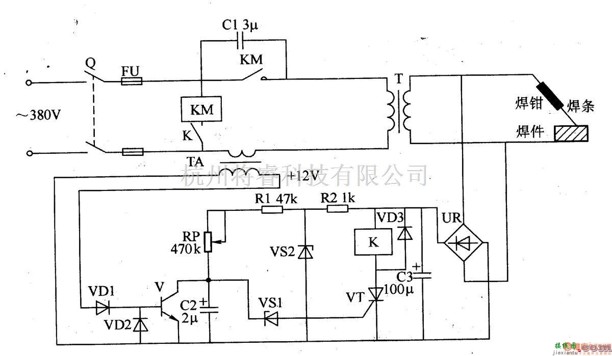 控制电路中的电焊机空载节电器  十 第1张