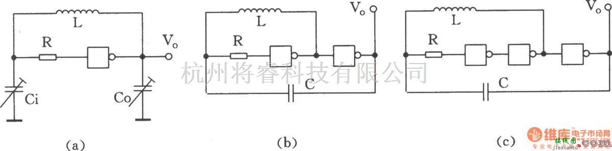 振荡电路中的用与非门组成的LC振荡器  第1张