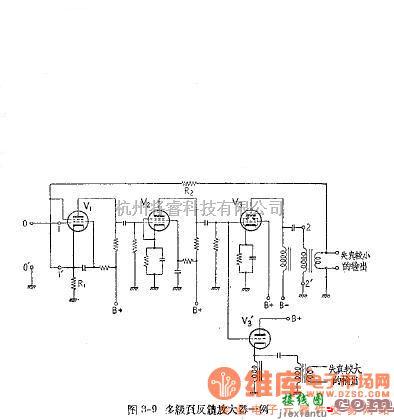 信号产生器中的多级负反馈放大电路图  第1张