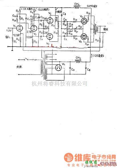 线性放大电路中的威廉逊放大器电路图  第1张