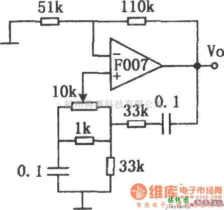 文氏信号产生中的F007构成的低成本文氏振荡器  第1张