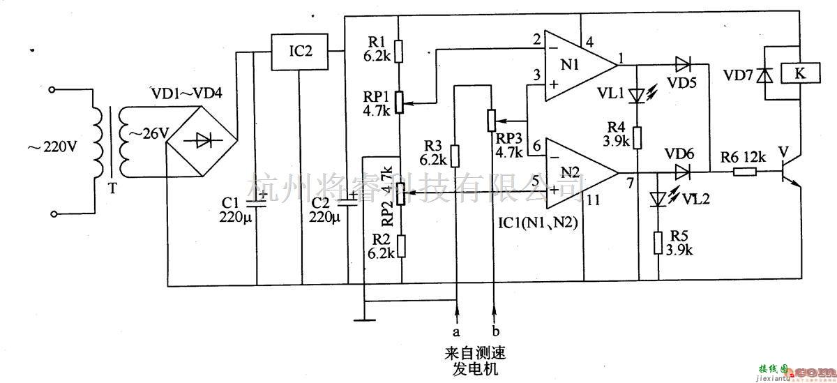 控制电路中的升／降机电动机超速控制器  第1张