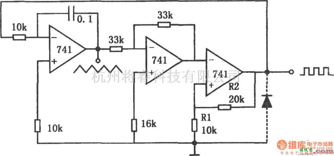 低频信号产生中的低频多种波形发生器(741)  第1张