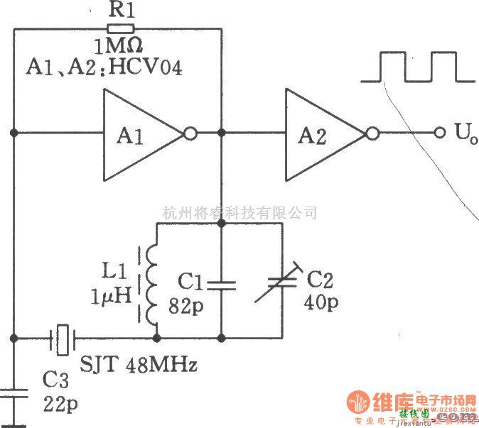 高频信号产生中的48MHz的HCMOS振荡器  第1张