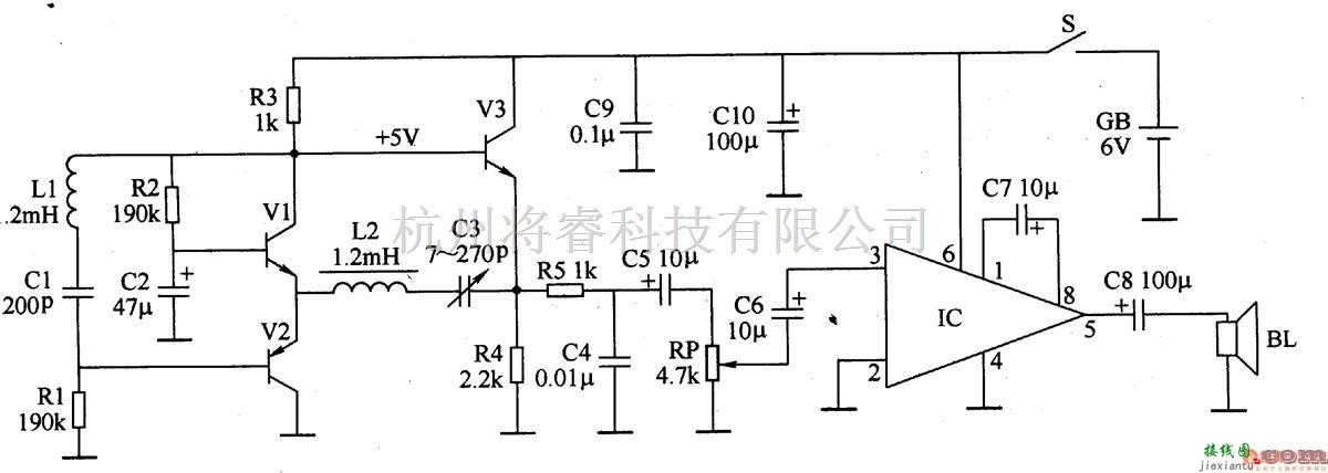 检测电路中的金属探测器  三 第1张