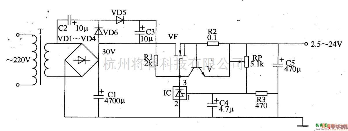 电源电路中的可调直流稳压电源  六 第1张