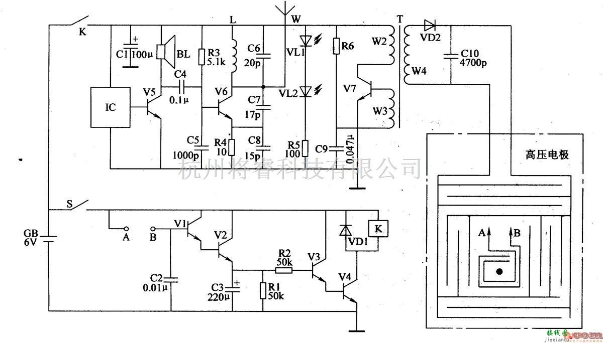 脉冲信号产生器中的电子灭鼠器  五 第1张