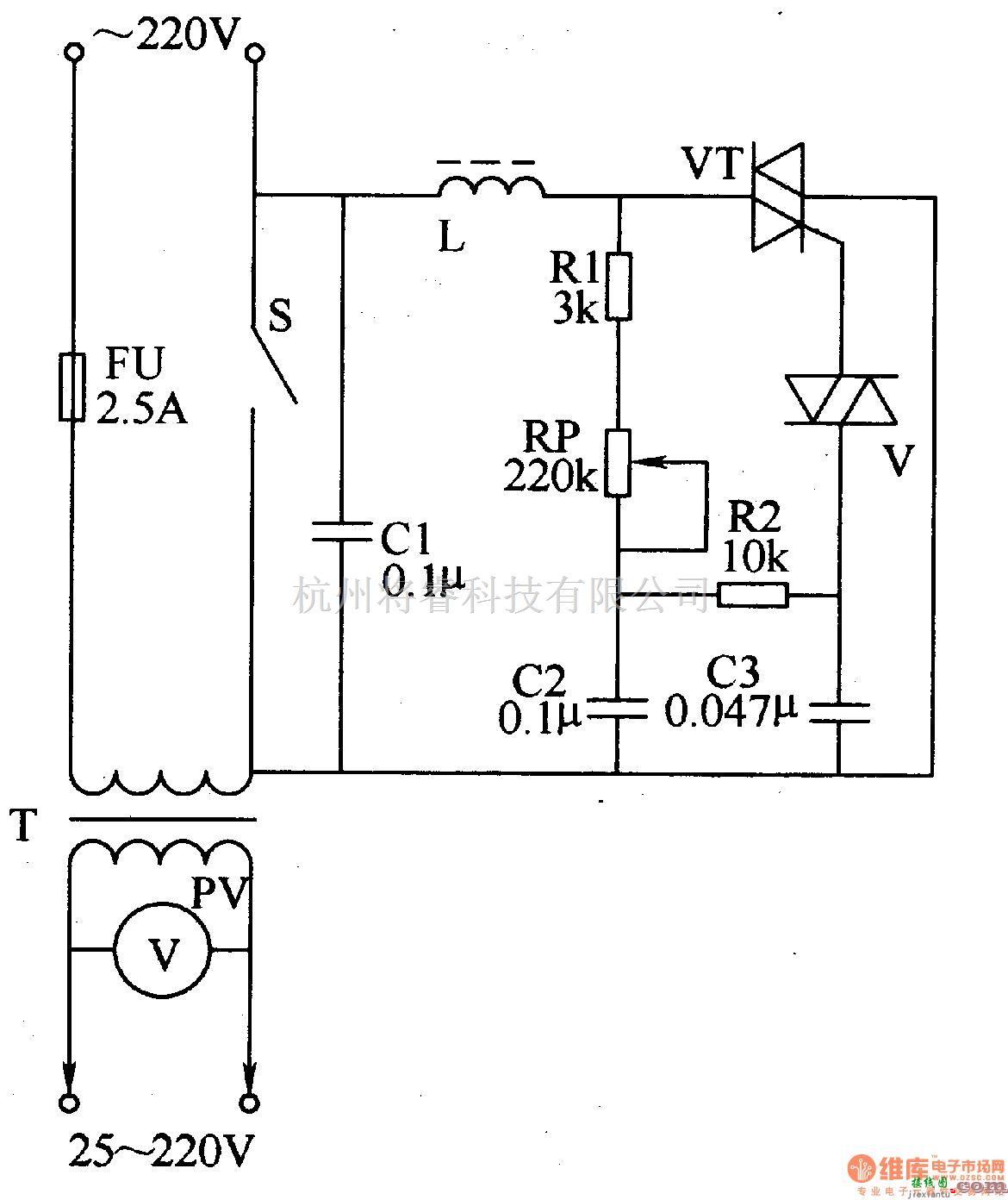 电源电路中的可调交流电源　　九  第1张