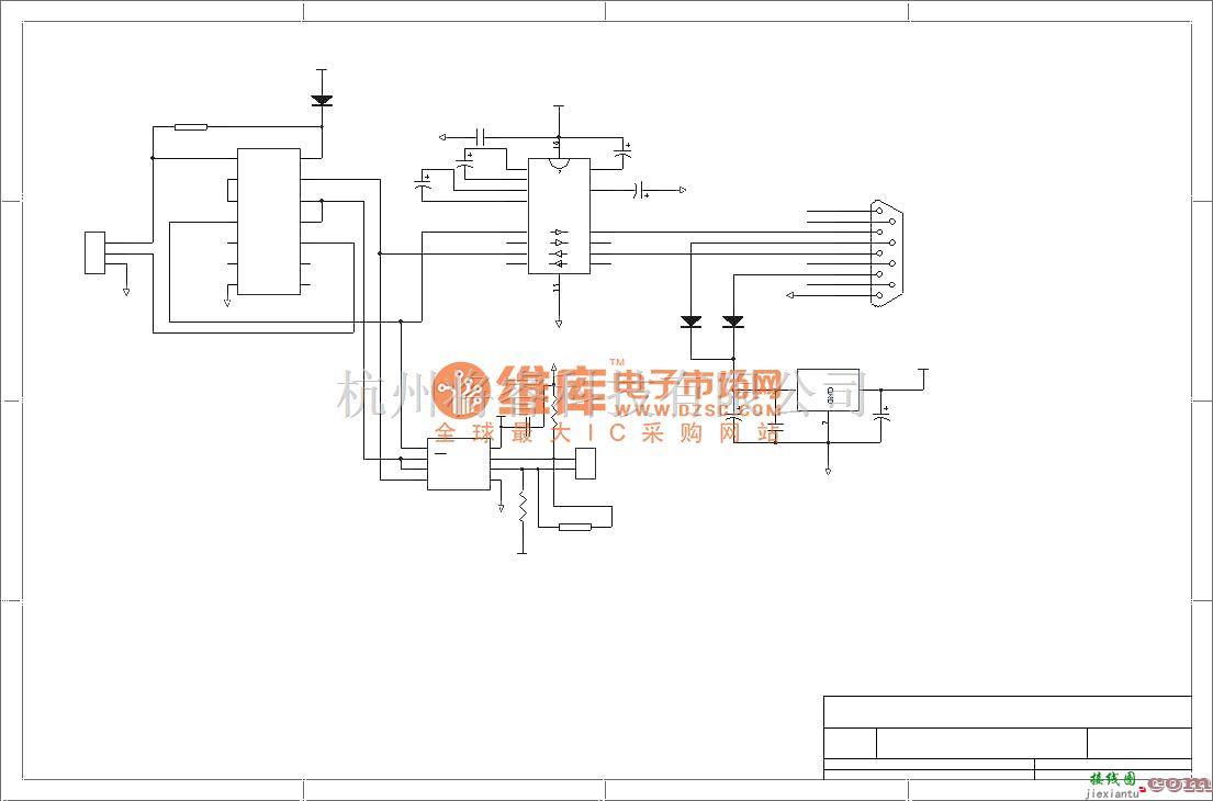 单片机制作中的RS232-TTL-RS485的电路图  第1张