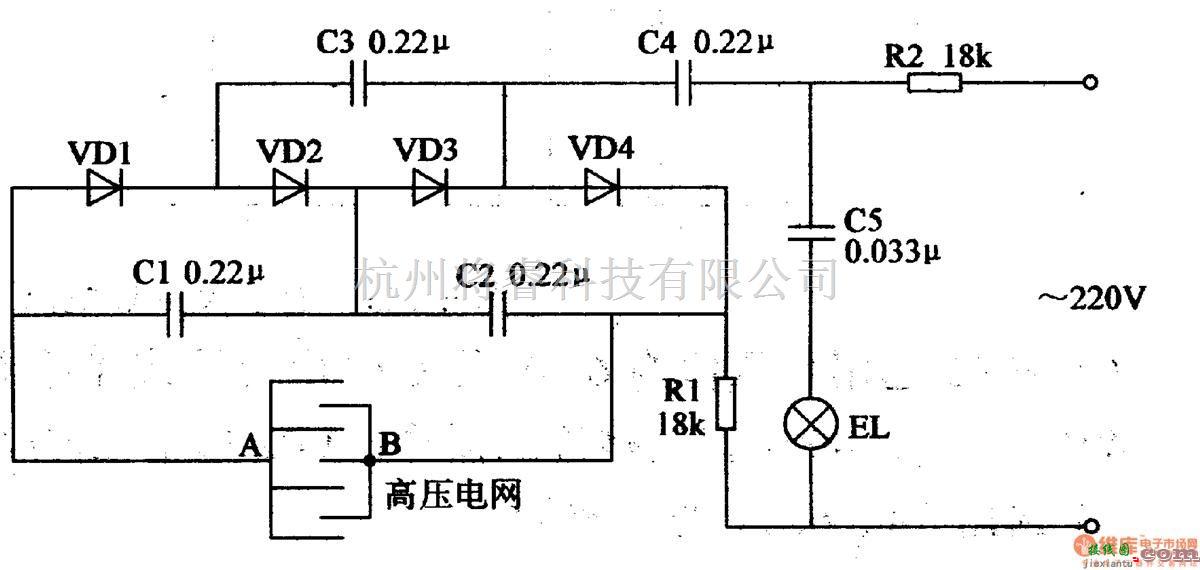 开关电路中的电子灭虫灯  五 第1张