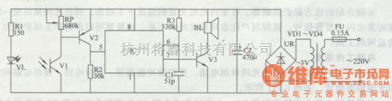 语音电路中的禁止吸烟警示器  三 第1张