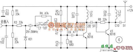 无线发射中的业余调频发射电路集萃  第4张