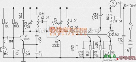 无线发射中的业余调频发射电路集萃  第2张
