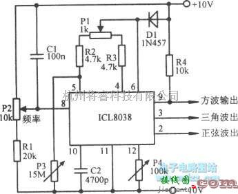 振荡电路中的20kHz～20kHz可变音频振荡器  第1张