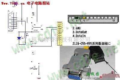 接口电路中的图解西门子2128-C55-M55系列兼容数据线DIY  第3张