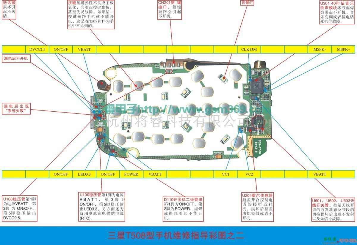 手机维修中的三星T500/T508手机维修实物图（二)  第1张