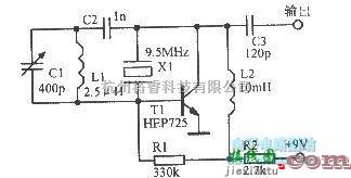 振荡电路中的使用并联谐振提高晶体频率电路  第1张