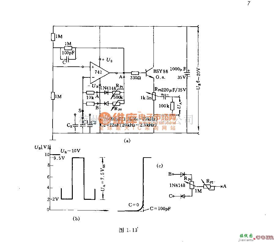 振荡电路中的具有可变脉宽的矩形波发生器电路  第2张