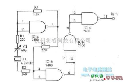 振荡电路中的4.8MHz振荡电路  第1张