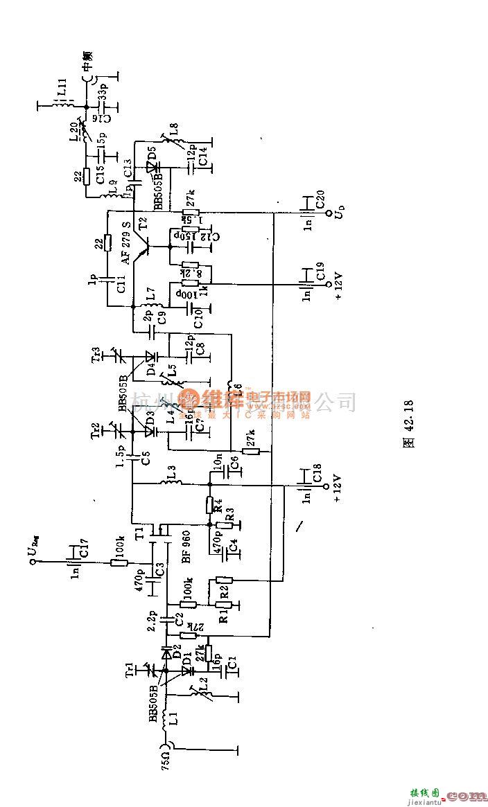 无线接收中的采用Mos前置级的超高频调谐器电路  第2张