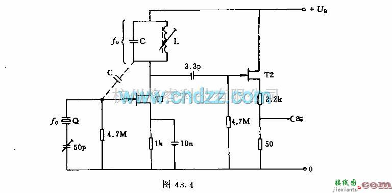 高频振荡器中的基波皮尔斯振荡器电路  第3张