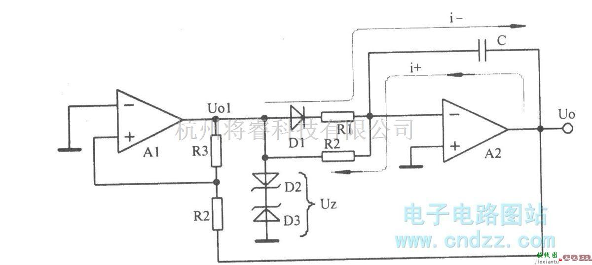 振荡电路中的积分电路和比较器组成的锯齿波振荡器  第1张