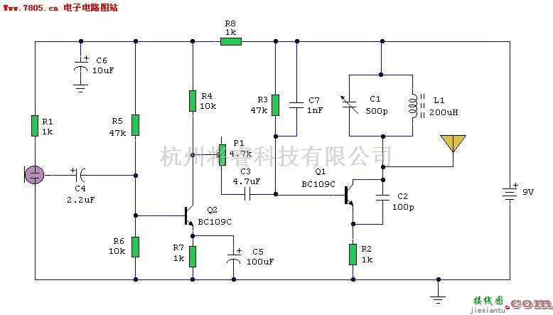 无线发射中的FM发射器电路——全集  第1张