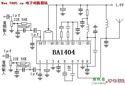 无线发射中的FM发射器电路——全集  第2张