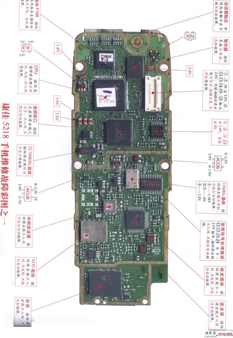 手机维修中的康佳5218手机维修 图一  第1张