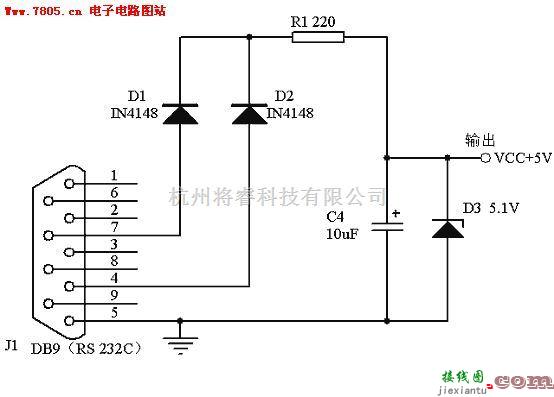 接口电路中的串口取电和232转换  第2张