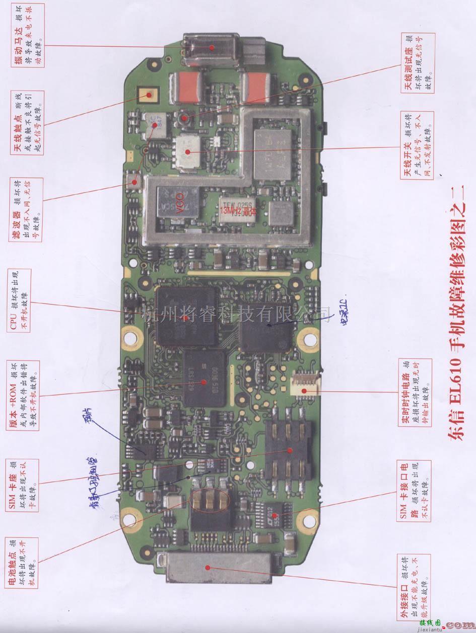 手机维修中的东信EL610手机维修 图二  第1张