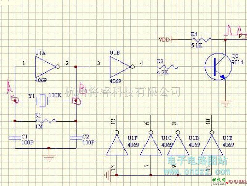 脉冲信号产生器中的脉冲发生电路  第1张