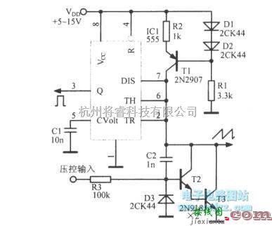 函数信号产生器中的线性锯齿波振荡器  第1张