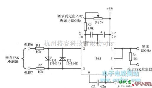 脉冲信号产生器中的盒带机用的800Hz时钟振荡器  第1张