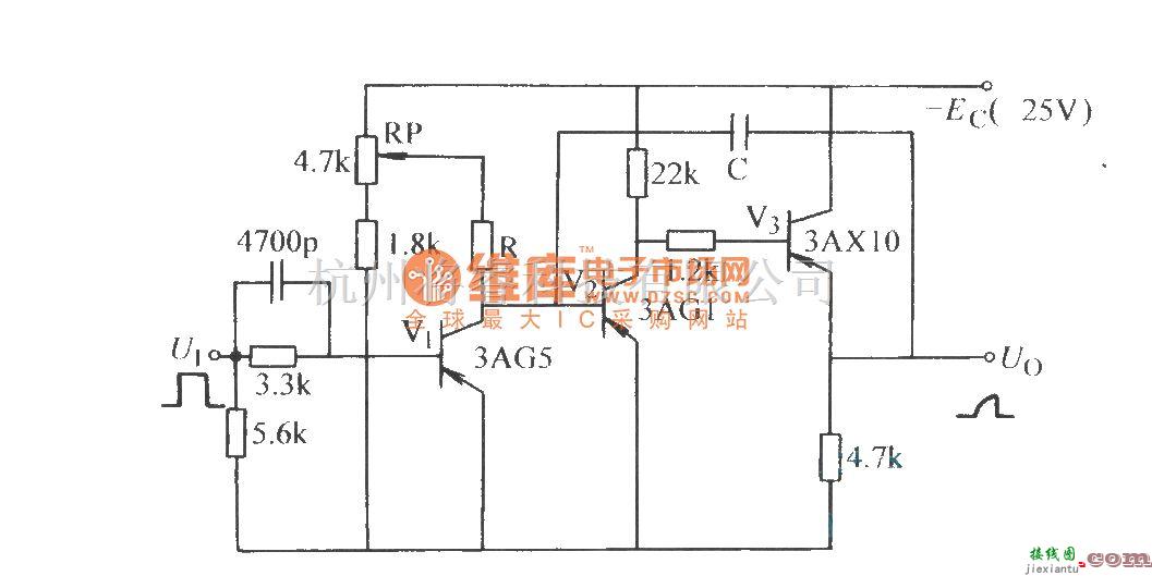 信号产生器中的电容负反馈锯齿波电路(三)  第1张