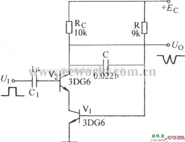 信号产生器中的电容负反馈锯齿波电路二  第1张