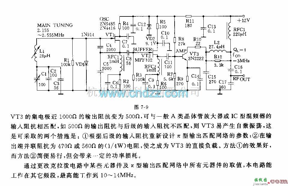 宽带信号产生中的克拉泼信号发生器电路  第2张